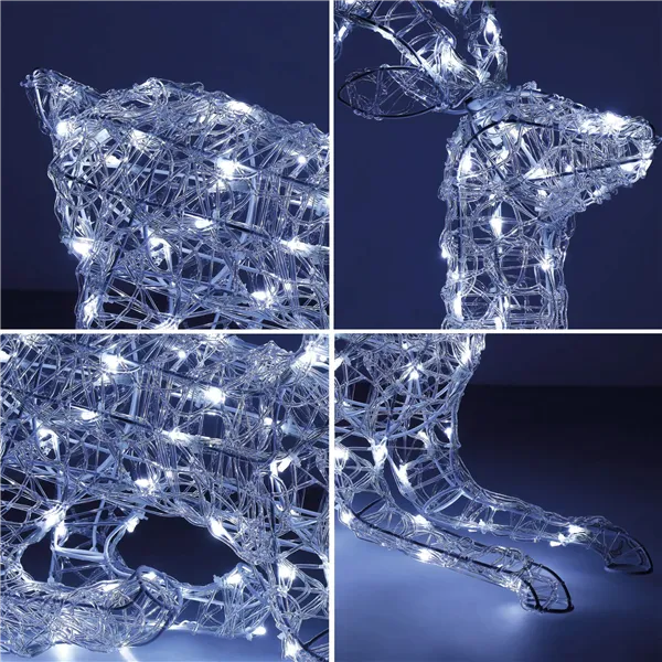 Joulukoriste LED-poro Springos CL4121 130 LED, kylmä valkoinen